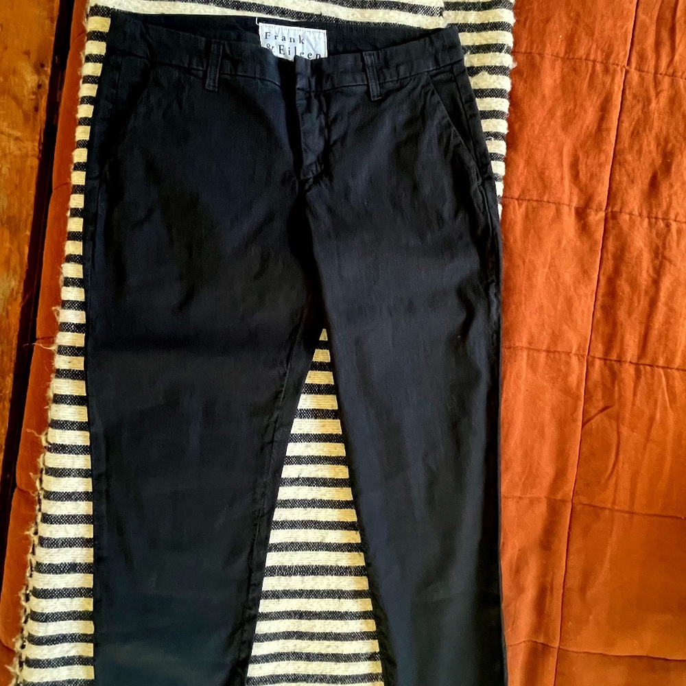 Frank and Eileen Wiklow Black Cropped pant